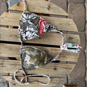 Lucky Brand Reversible bikini top